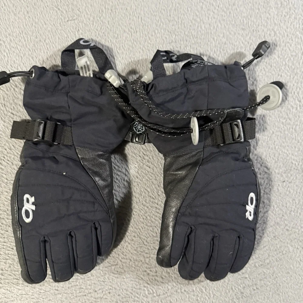Outdoor Research Womens Size Small‎ Leather Palm Ski Gloves